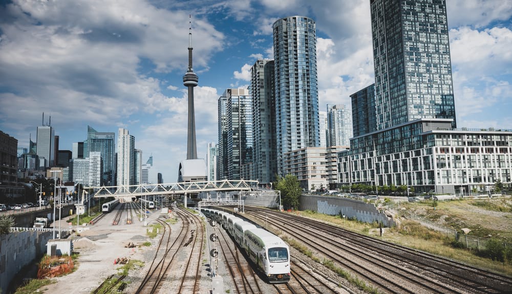 Union train station in Toronto, Canada