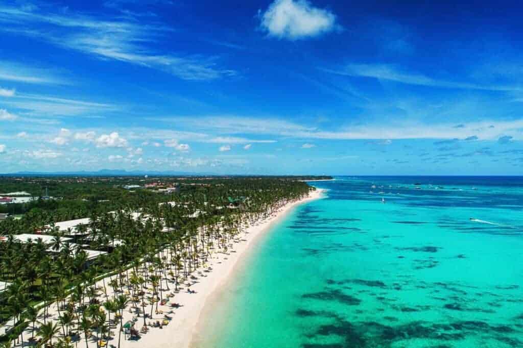 An-arial-view-of-coastline-in-punta-cana